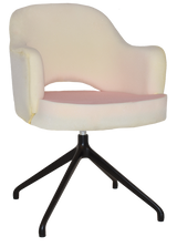 EZ ARM CHAIR ALBURY TRESTLE V2 BLACK