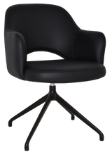 EZ ARM CHAIR ALBURY TRESTLE V2 BLACK