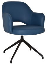 EZ ARM CHAIR ALBURY TRESTLE V2 BLACK
