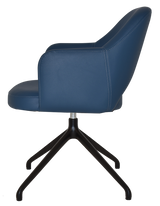 EZ ARM CHAIR ALBURY TRESTLE V2 BLACK