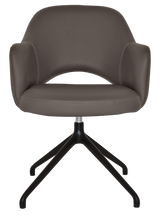 EZ ARM CHAIR ALBURY TRESTLE V2 BLACK