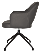 EZ ARM CHAIR ALBURY TRESTLE V2 BLACK