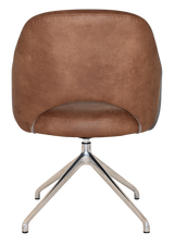 EZ ARM CHAIR ALBURY TRESTLE V2 POLISHED ALUM
