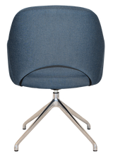 EZ ARM CHAIR ALBURY TRESTLE V2 POLISHED ALUM