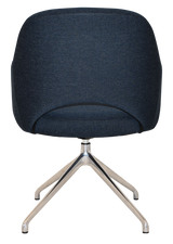 EZ ARM CHAIR ALBURY TRESTLE V2 POLISHED ALUM