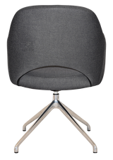 EZ ARM CHAIR ALBURY TRESTLE V2 POLISHED ALUM