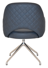 EZ ARM CHAIR ALBURY TRESTLE V2 POLISHED ALU