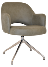 EZ ARM CHAIR ALBURY TRESTLE V2 POLISHED ALU