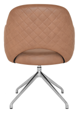 EZ ARM CHAIR ALBURY TRESTLE V2 POLISHED ALUM
