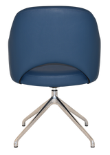 EZ ARM CHAIR ALBURY TRESTLE V2 POLISHED ALUM