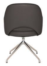 EZ ARM CHAIR ALBURY TRESTLE V2 POLISHED ALUM