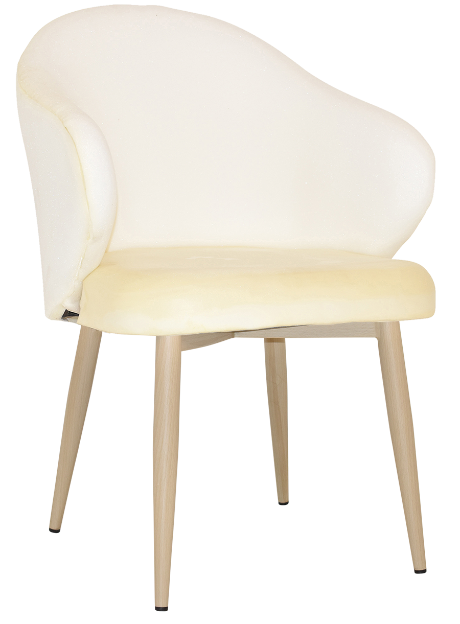 EZ ARM CHAIR HUGO METAL BIRCH