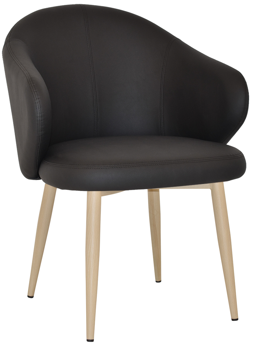 EZ ARM CHAIR HUGO METAL BIRCH