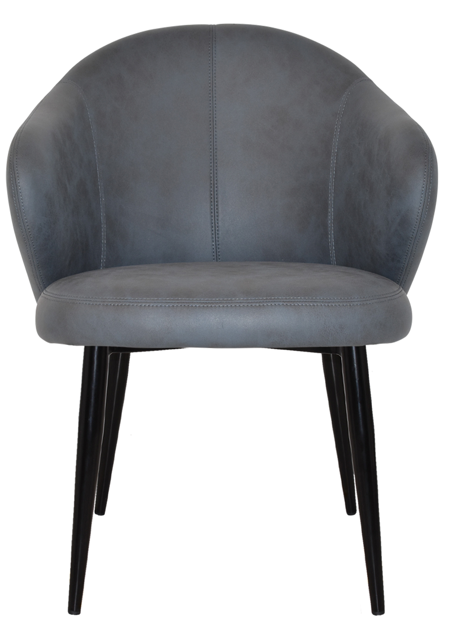 EZ ARM CHAIR HUGO METAL BLACK