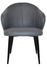 EZ ARM CHAIR HUGO METAL BLACK