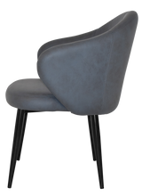 EZ ARM CHAIR HUGO METAL BLACK