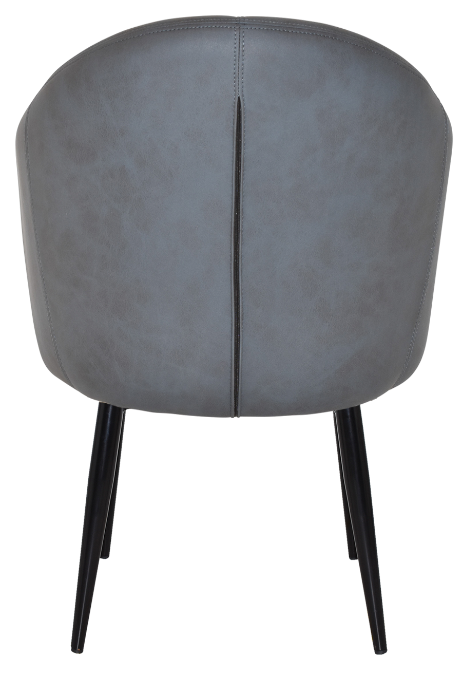 EZ ARM CHAIR HUGO METAL BLACK