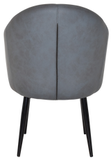 EZ ARM CHAIR HUGO METAL BLACK