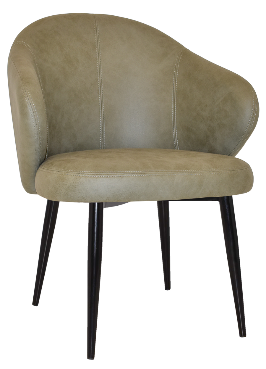 EZ ARM CHAIR HUGO METAL BLACK
