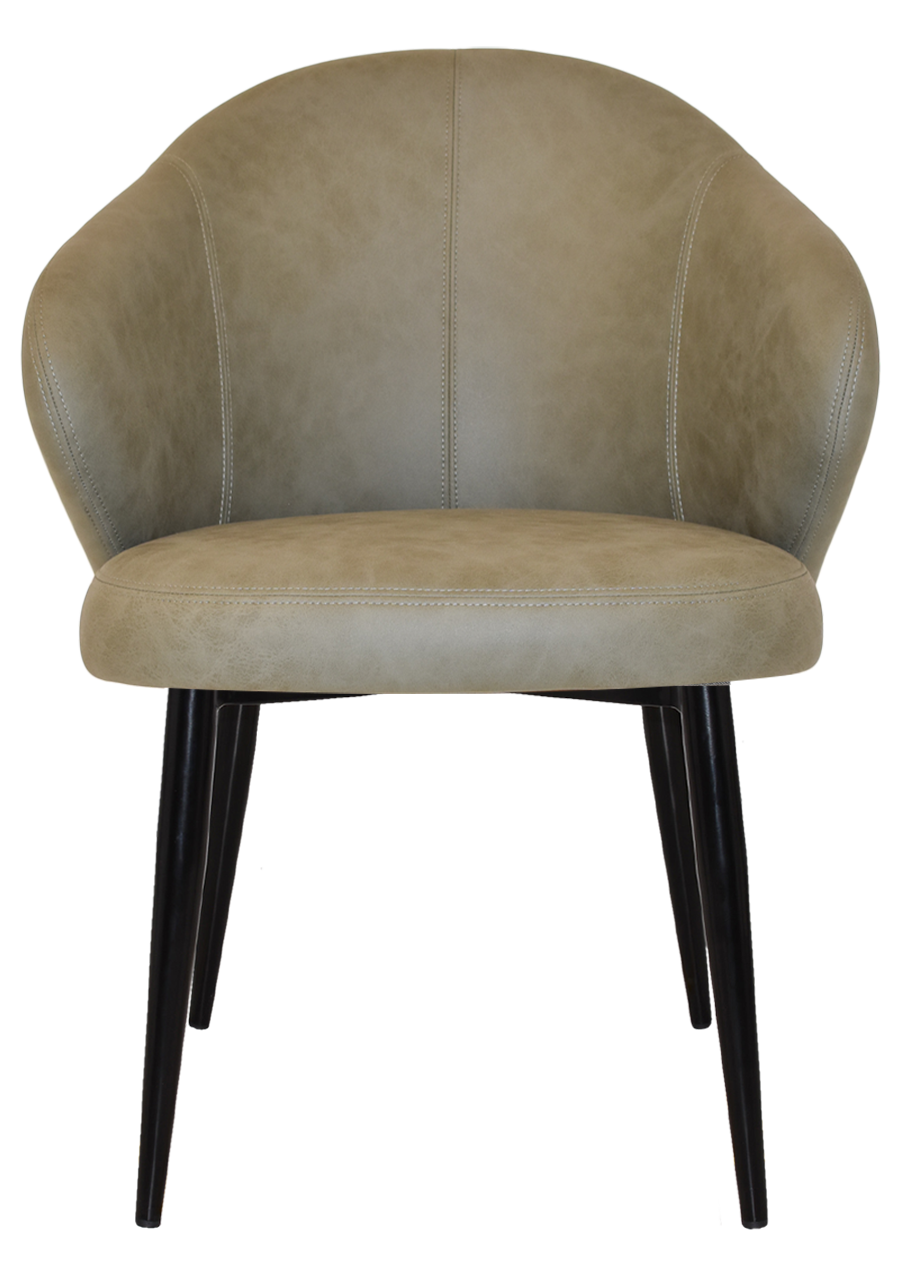 EZ ARM CHAIR HUGO METAL BLACK