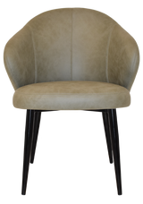 EZ ARM CHAIR HUGO METAL BLACK