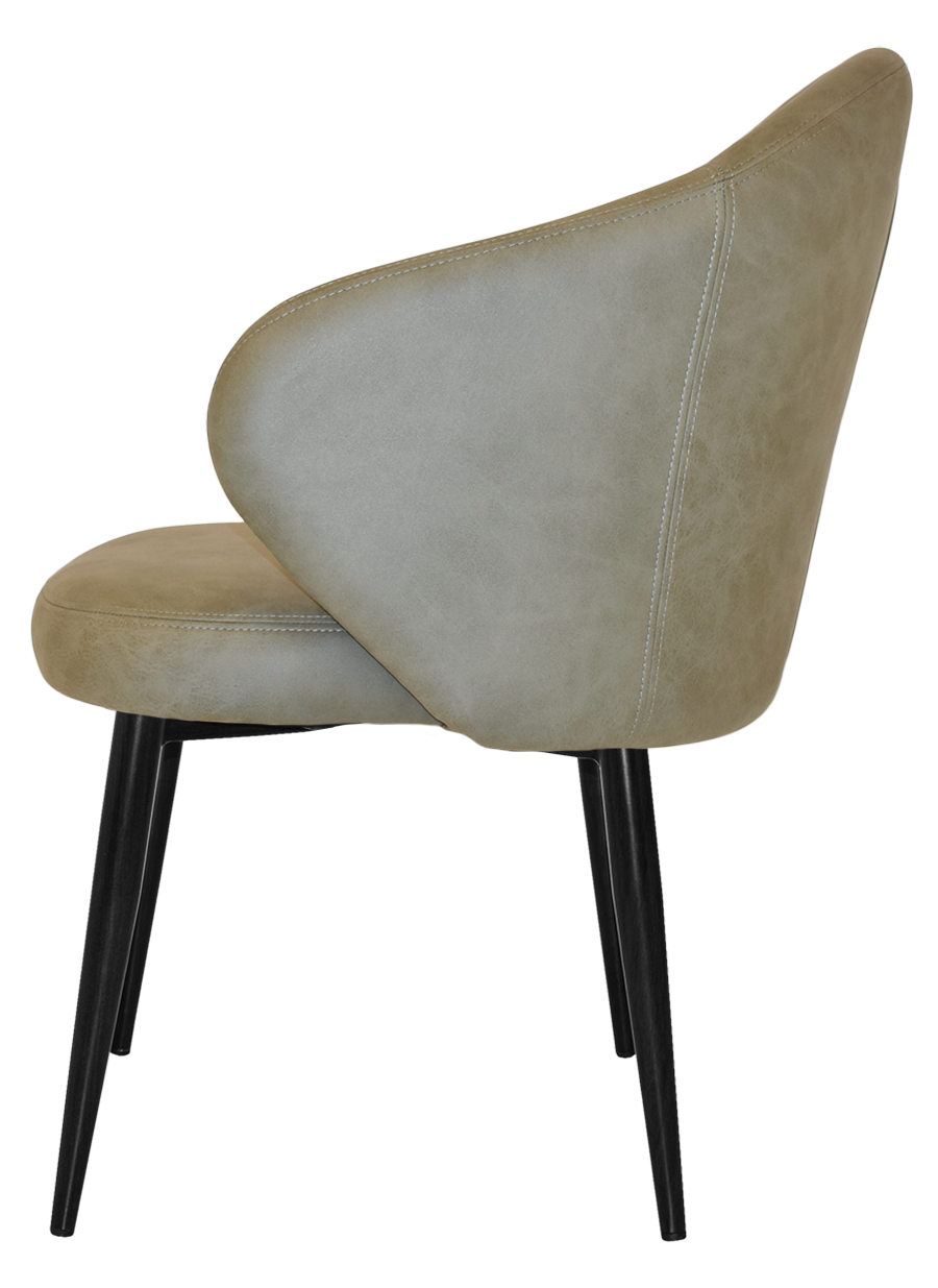 EZ ARM CHAIR HUGO METAL BLACK