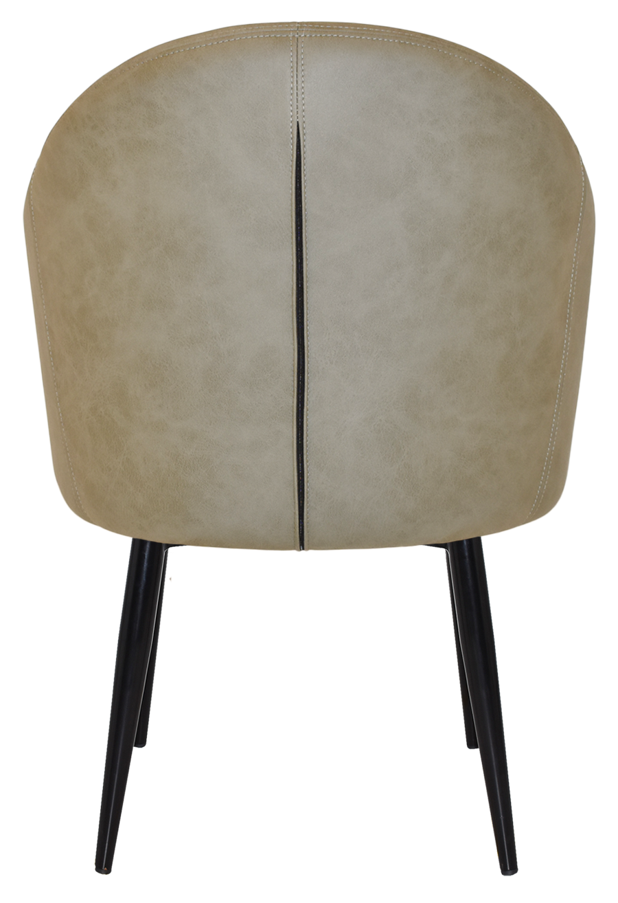 EZ ARM CHAIR HUGO METAL BLACK