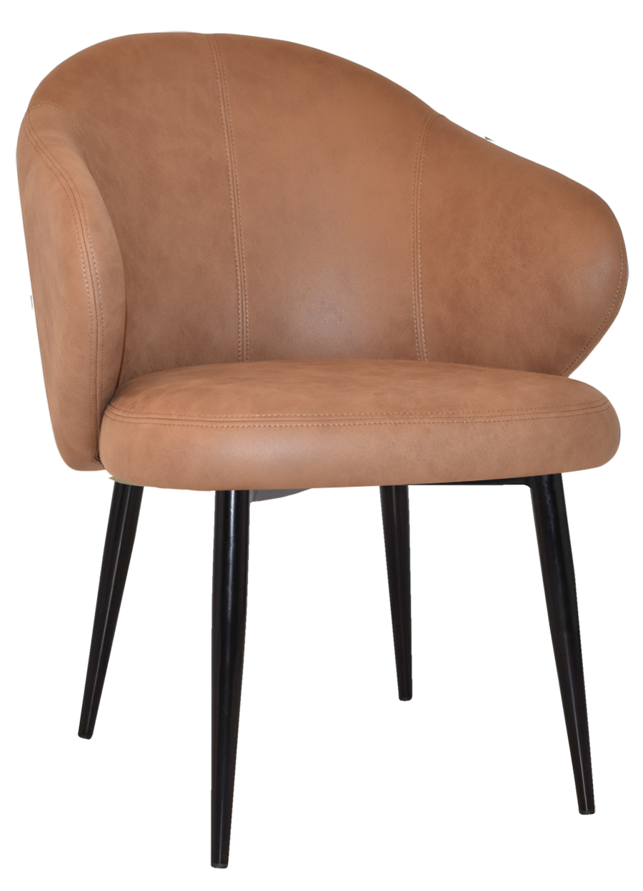 EZ ARM CHAIR HUGO METAL BLACK