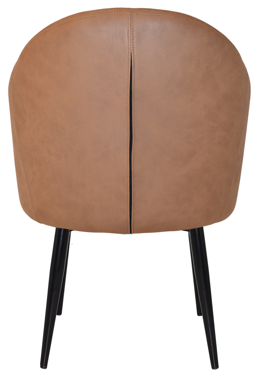 EZ ARM CHAIR HUGO METAL BLACK