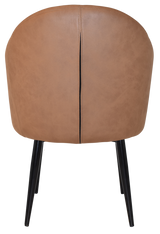 EZ ARM CHAIR HUGO METAL BLACK