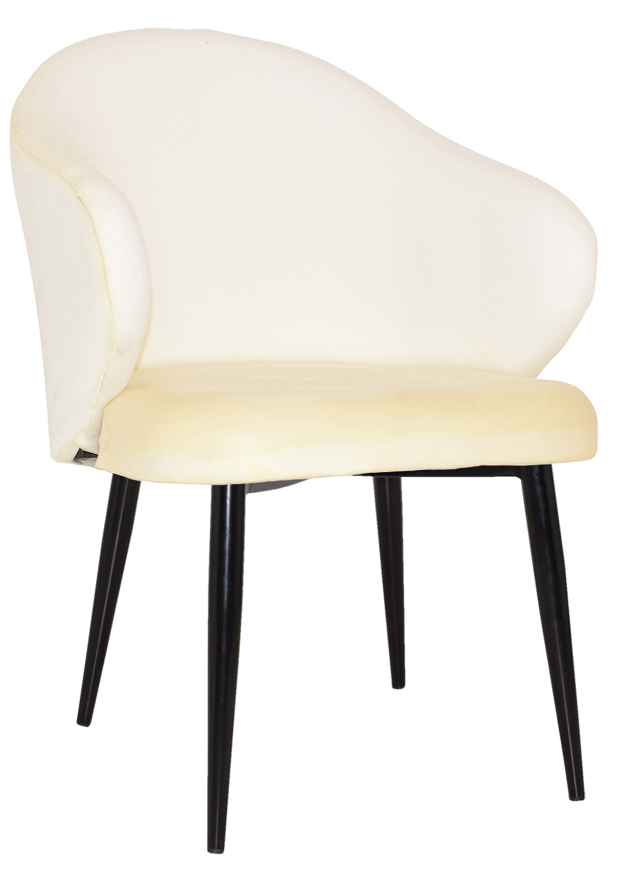 EZ ARM CHAIR HUGO METAL BLACK