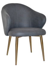 EZ ARM CHAIR HUGO METAL (SLIM) BRASS