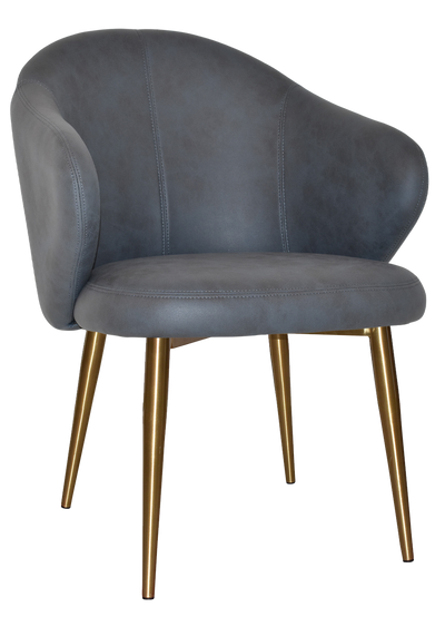 EZ ARM CHAIR HUGO METAL (SLIM) BRASS