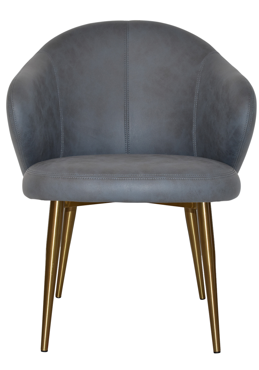 EZ ARM CHAIR HUGO METAL (SLIM) BRASS