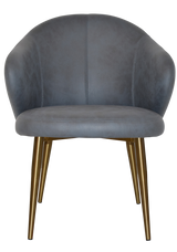 EZ ARM CHAIR HUGO METAL (SLIM) BRASS