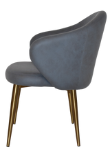 EZ ARM CHAIR HUGO METAL (SLIM) BRASS