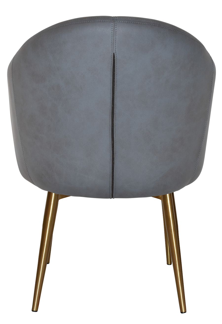EZ ARM CHAIR HUGO METAL (SLIM) BRASS
