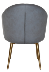 EZ ARM CHAIR HUGO METAL (SLIM) BRASS