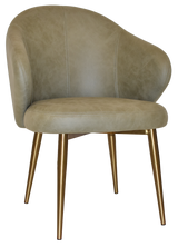 EZ ARM CHAIR HUGO METAL (SLIM) BRASS