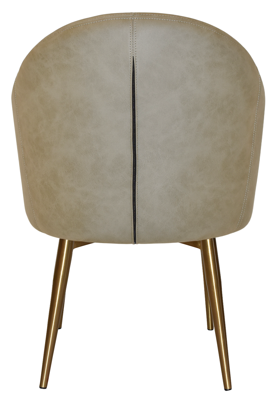 EZ ARM CHAIR HUGO METAL (SLIM) BRASS