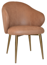 EZ ARM CHAIR HUGO METAL (SLIM) BRASS