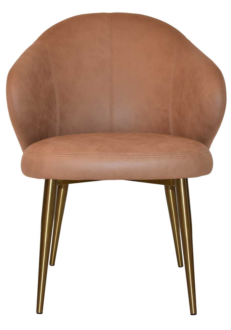 EZ ARM CHAIR HUGO METAL (SLIM) BRASS