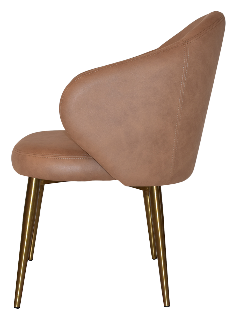 EZ ARM CHAIR HUGO METAL (SLIM) BRASS