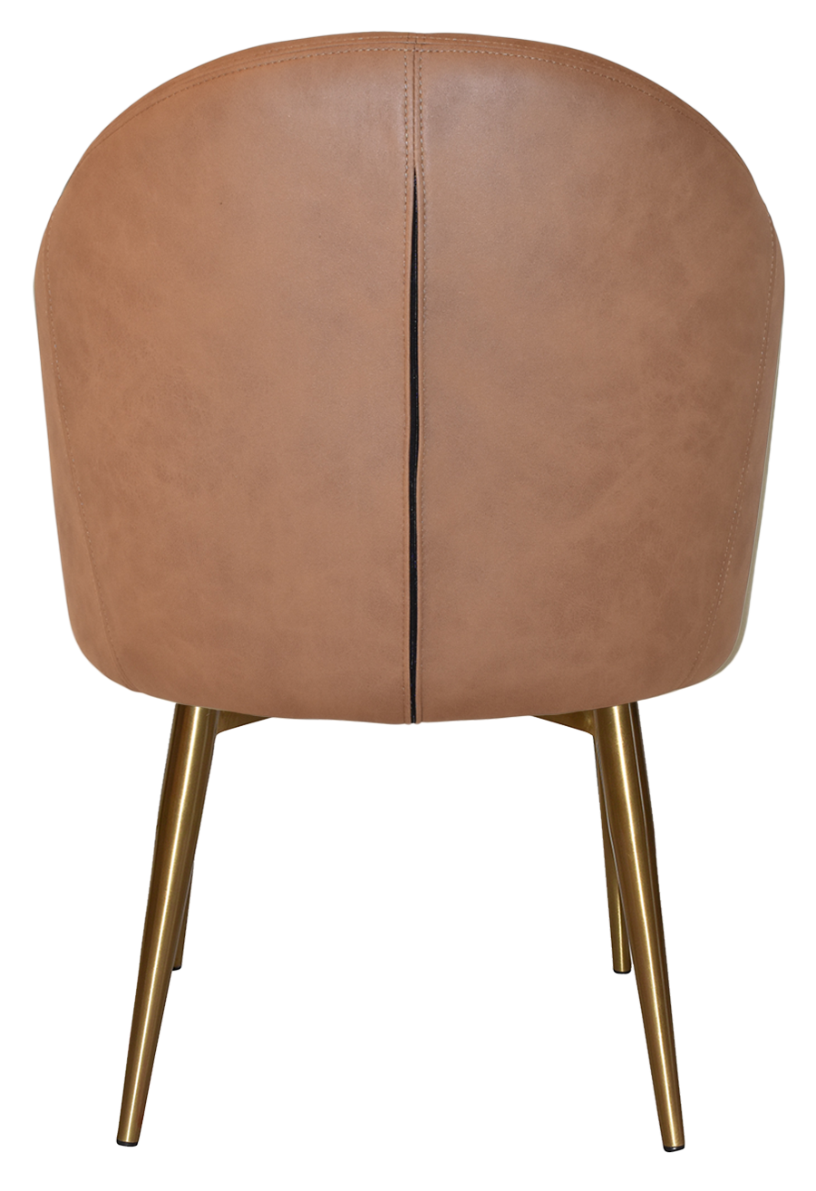 EZ ARM CHAIR HUGO METAL (SLIM) BRASS