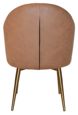 EZ ARM CHAIR HUGO METAL (SLIM) BRASS