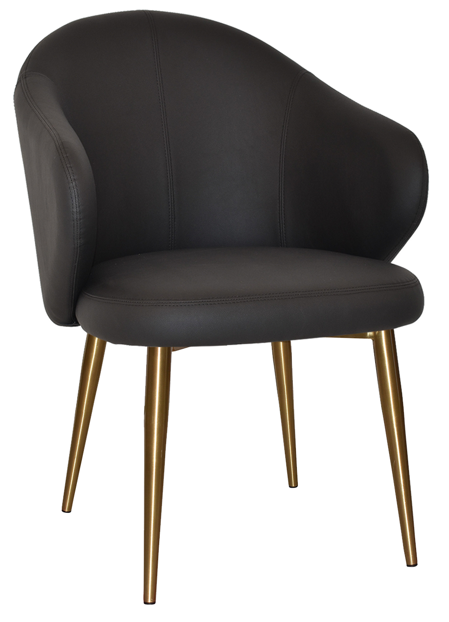 EZ ARM CHAIR HUGO METAL (SLIM) BRASS
