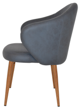 EZ ARM CHAIR HUGO METAL LIGHTOAK