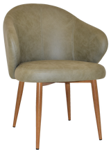 EZ ARM CHAIR HUGO METAL LIGHTOAK
