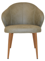 EZ ARM CHAIR HUGO METAL LIGHTOAK