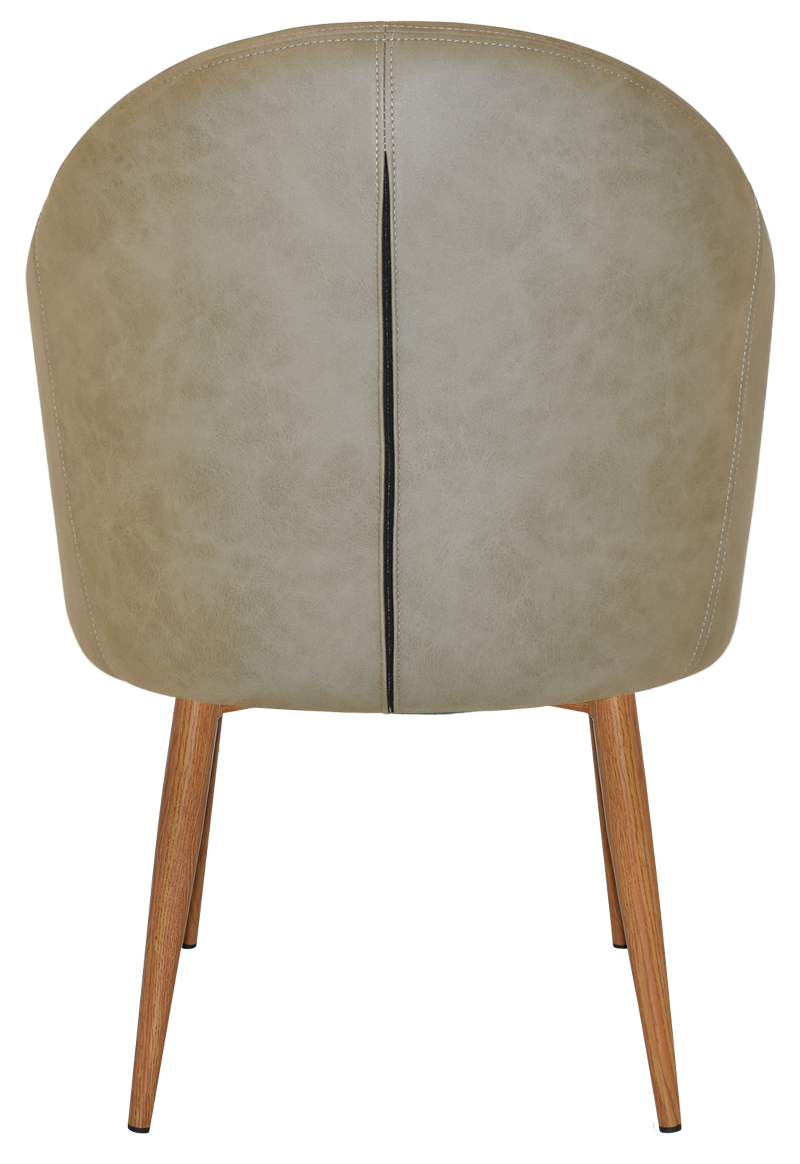 EZ ARM CHAIR HUGO METAL LIGHTOAK